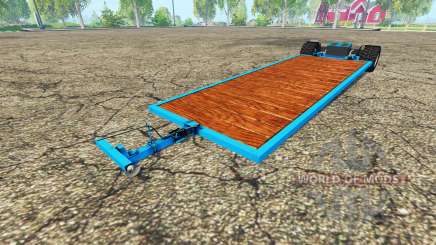 Low platform trailer v3.0 for Farming Simulator 2015