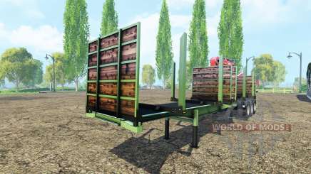 Timber trailer Fliegl for Farming Simulator 2015