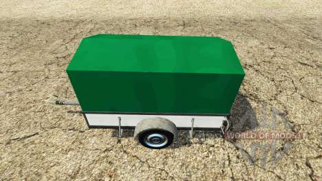 Service car trailer for Farming Simulator 2015