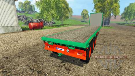 Aguas-Tenias platform trailer for Farming Simulator 2015