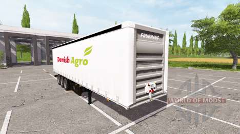 Semitrailer Danish Agro for Farming Simulator 2017