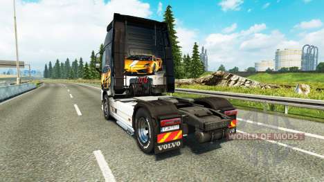 Skin Lamborghini Gallardo to the Volvo trucks for Euro Truck Simulator 2
