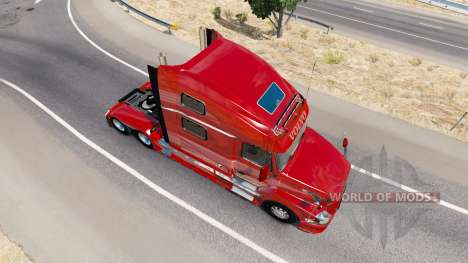 Skin Red Fantasy v2.0 for Volvo truck VNL 780 for American Truck Simulator