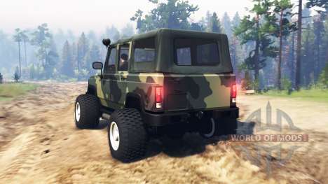 UAZ 3172 Scout for Spin Tires