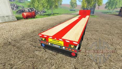 Semitrailer platform for Farming Simulator 2015