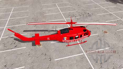 Bell UH-1D sapeurs-pompiers for Farming Simulator 2017