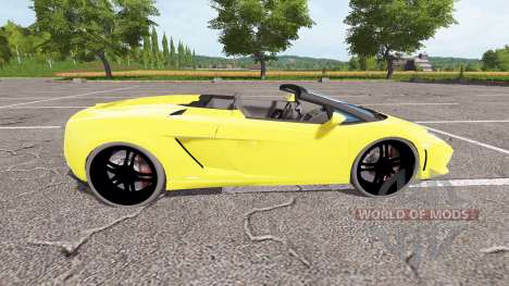 Lamborghini Gallardo Spyder v2.0 for Farming Simulator 2017