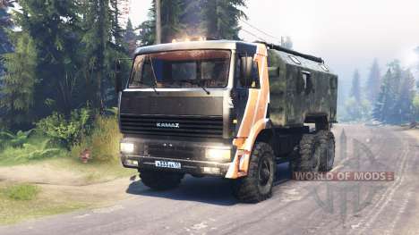 KamAZ 6522 for Spin Tires
