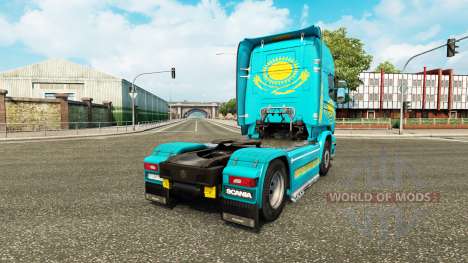 The skin Kazakhstan for tractor Scania for Euro Truck Simulator 2