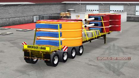 Oversize trailers USA for American Truck Simulator