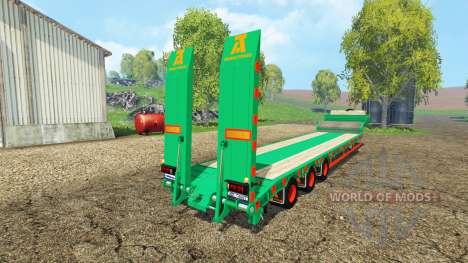 Aguas-Tenias low semitrailer v3.0 for Farming Simulator 2015