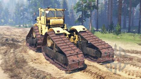 Kirovets K 700A crawler for Spin Tires