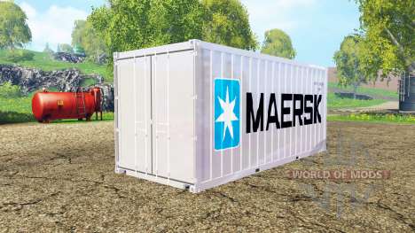 Container 20ft Maersk for Farming Simulator 2015