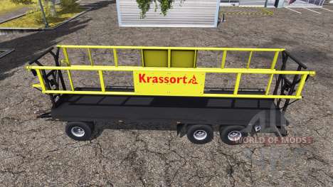 Krassort bale trailer v1.1 for Farming Simulator 2013