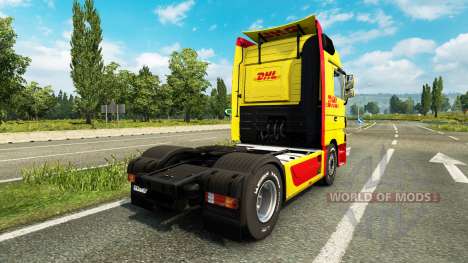 Skin DHL for tractor Mercedes-Benz for Euro Truck Simulator 2