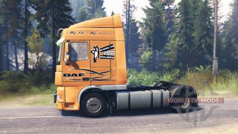 DAF XF 105 for Spin Tires