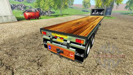 Semitrailer platform for Farming Simulator 2015