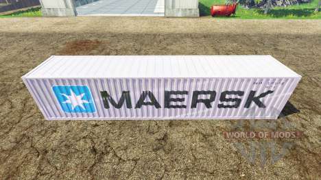 Container 40ft Maersk for Farming Simulator 2015