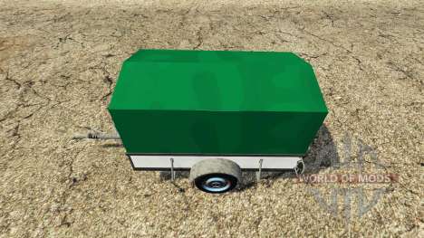 Service car trailer v1.7 for Farming Simulator 2015