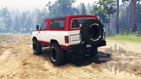 Dodge Ramcharger 1982 for Spin Tires