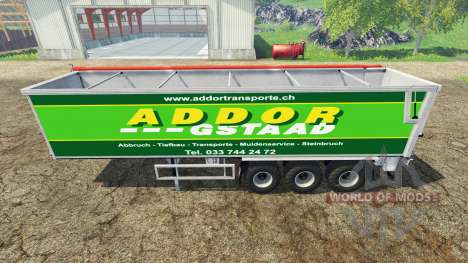 Kroger Agroliner SRB3-35 addor gstaad v0.1 for Farming Simulator 2015