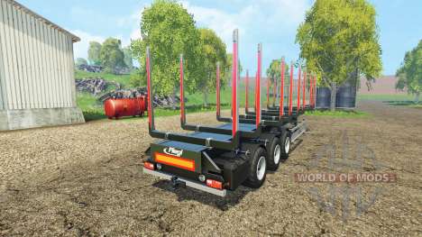 Timber semitrailer autoload Fliegl for Farming Simulator 2015