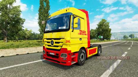 Skin DHL for tractor Mercedes-Benz for Euro Truck Simulator 2