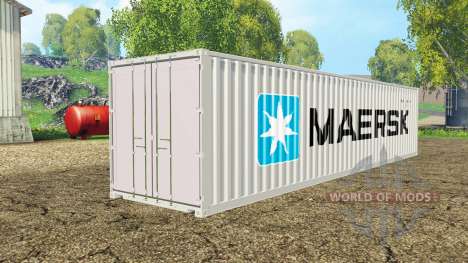 Container reefer 40ft Maersk for Farming Simulator 2015
