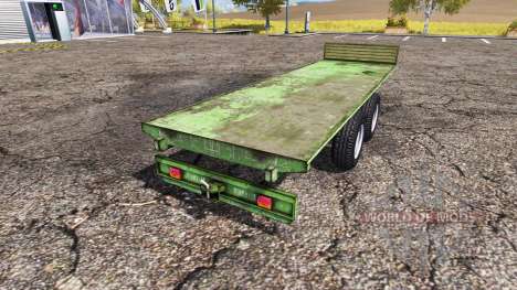 Tractor trailer platform for Farming Simulator 2013