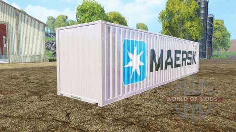 Container 40ft Maersk for Farming Simulator 2015