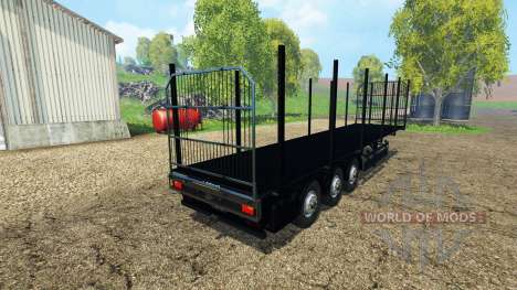 Fliegl universal semitrailer v1.5.3 for Farming Simulator 2015