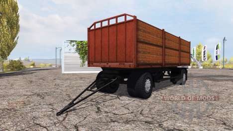 Flatbed trailer MAZ for Farming Simulator 2013