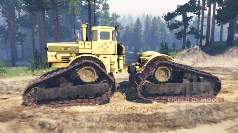 Kirovets K 700A crawler for Spin Tires