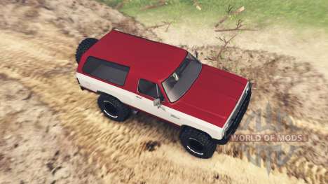 Dodge Ramcharger 1982 for Spin Tires