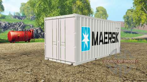 Container reefer 20ft Maersk for Farming Simulator 2015