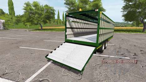Broughan 28Ft cattle green for Farming Simulator 2017