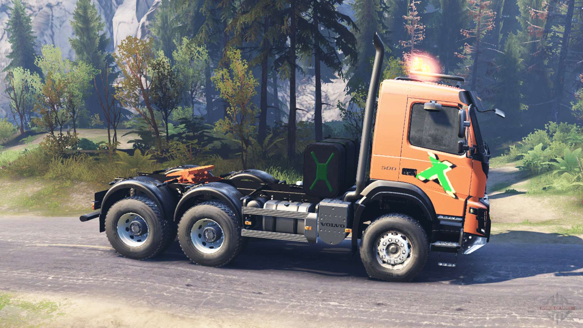 Volvo FMX 500 6x6 for Spin Tires