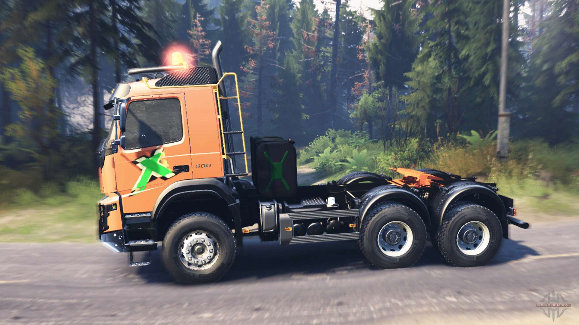 Volvo FMX 500 6x6 for Spin Tires