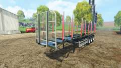 Timber semitrailer autoload Fliegl for Farming Simulator 2015