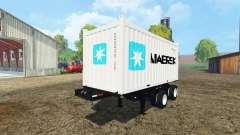 Container semitrailer for Farming Simulator 2015