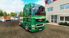 Skin Spedition Bartkowiak on tractor MAN for Euro Truck Simulator 2