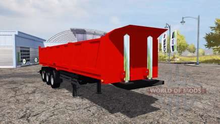 Tipper semitrailer v1.1 for Farming Simulator 2013