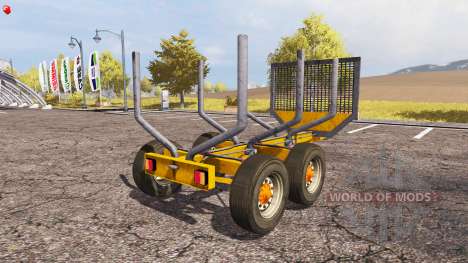 Forestry trailer v1.1 for Farming Simulator 2013