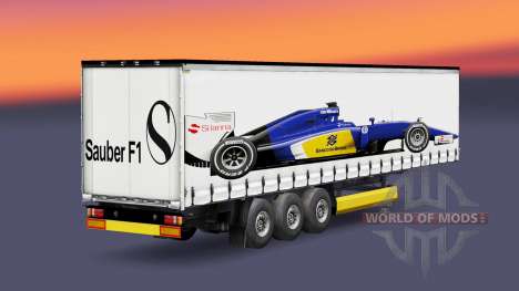 Skins Formula 1 teams for semi for Euro Truck Simulator 2
