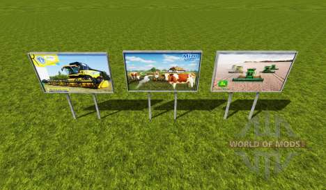 Hungarian advertising signs for Farming Simulator 2015