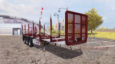 Fliegl timber trailer for Farming Simulator 2013