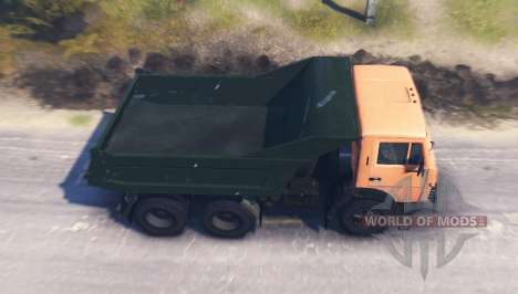 KamAZ 55111 for Spin Tires