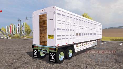 Old cattle trailer v1.1 for Farming Simulator 2013
