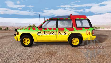 Gavril Roamer Tour Car Jurassic Park for BeamNG Drive