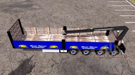 Ekeri bale semitrailer v2.0 for Farming Simulator 2013